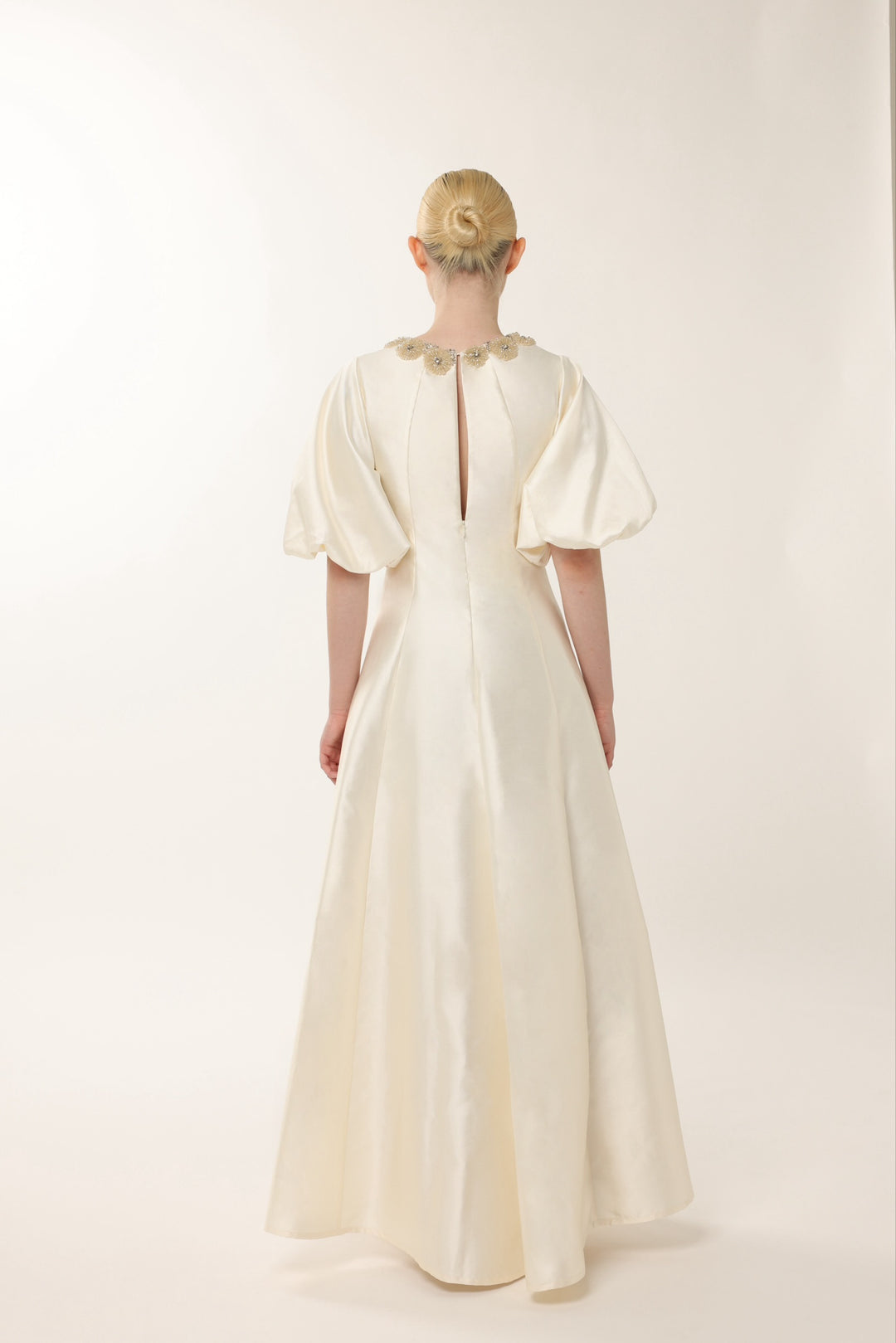 Jawher: Celeste Bloom Taffeta Gown