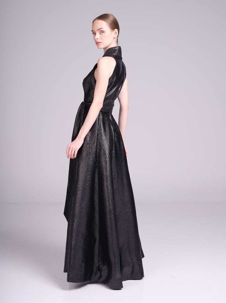Victoria Gown – Jacquard Gala Gown