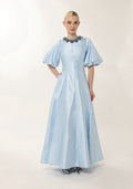 Jawher: Celeste Bloom Taffeta Gown