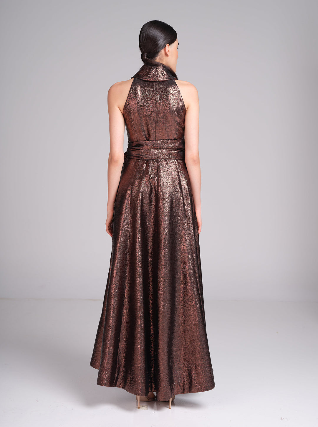 Victoria Gown – Jacquard Gala Gown