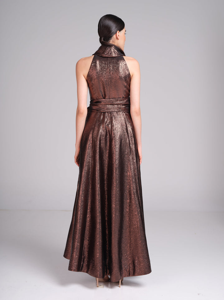 Victoria Gown – Jacquard Gala Gown