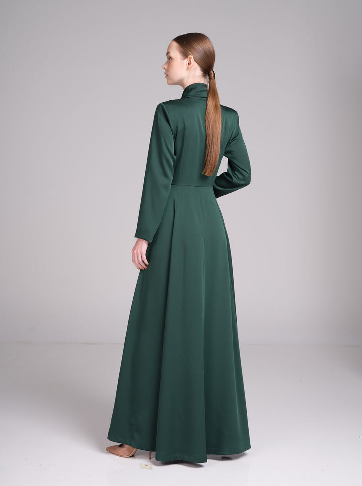 Rowan Dress – Long Sleeve Wrap Wedding Guest Dress