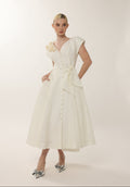 Johara Jacquard Midi Dress