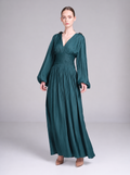 Layan Dress – V-Neck Maxi Wedding Guest Dress
