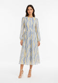 Abstract Print Resort Holiday Dress