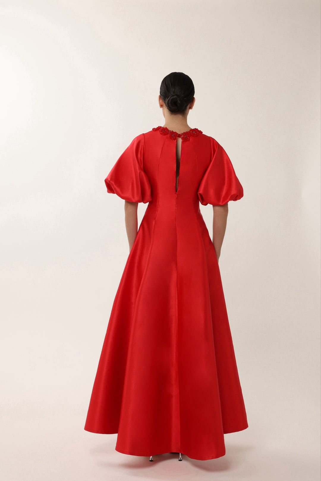Jawher: Celeste Bloom Taffeta Gown