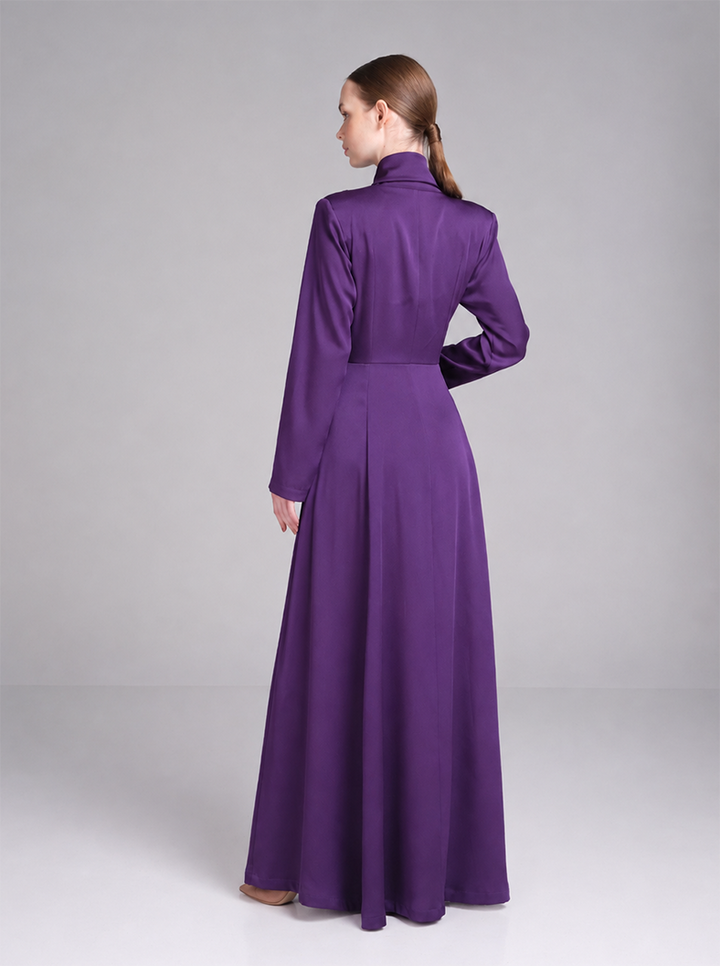 Rowan Dress – Long Sleeve Wrap Wedding Guest Dress