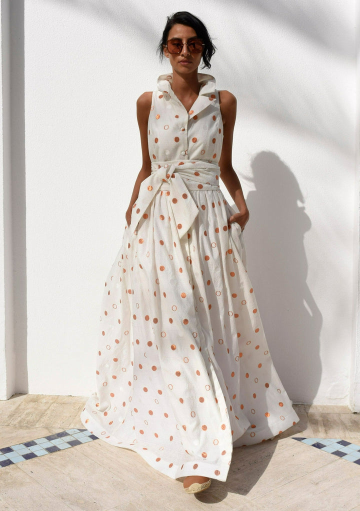 Summer Polka Dot gown